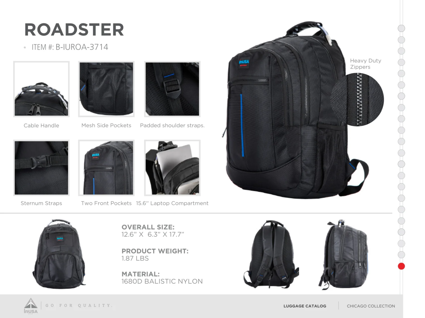 ROADSTER Executive 15.6'' Laptop Backpack - Image 10